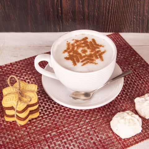 Szablony do dekoracji kawy deserów szablon akcesoria zestaw 6-eleORION 153031