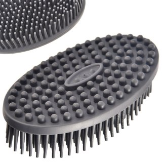 Szczotka silikonowa dwustronna kuchenna do masażu zmywak uniwersalna ORION 710497