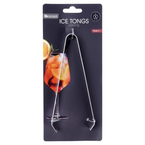 Szczypce do kostek lodu stalowe metalowe 15cm EXCELLENT HOUSEWARE 259341