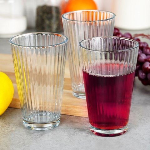 Szklanki do napojów 270ml 3 sztuki zestaw szklanek komplet EXCELLENT HOUSEWARE 139633