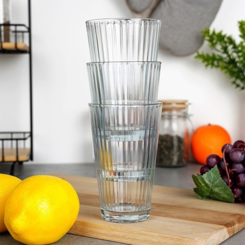Szklanki do napojów 270ml 3 sztuki zestaw szklanek komplet EXCELLENT HOUSEWARE 139633