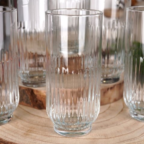 Szklanki do napojów drinków wysokie 380ml 6 sztuk zestaw szklanek ORION 145106