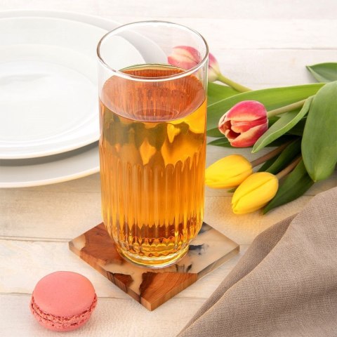 Szklanki do napojów drinków wysokie 380ml 6 sztuk zestaw szklanek ORION 145106