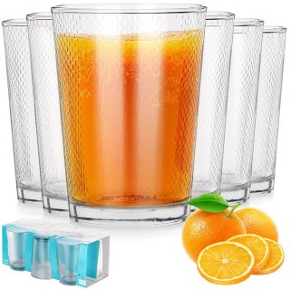 Szklanki do napojów wysokie 425ml 6 sztuk zestaw szklanek komplet EXCELLENT HOUSEWARE 139778