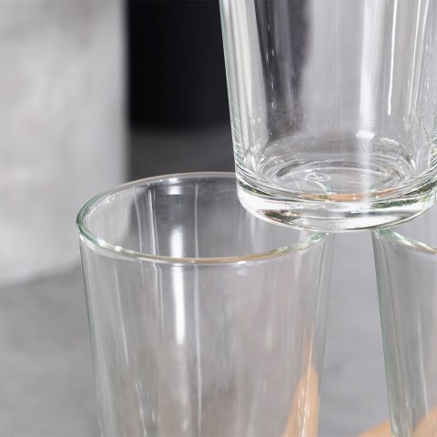 Szklanki do napojów zimnych wysokie 200ml 6 sztuk zestaw szklanek VILDE 139617