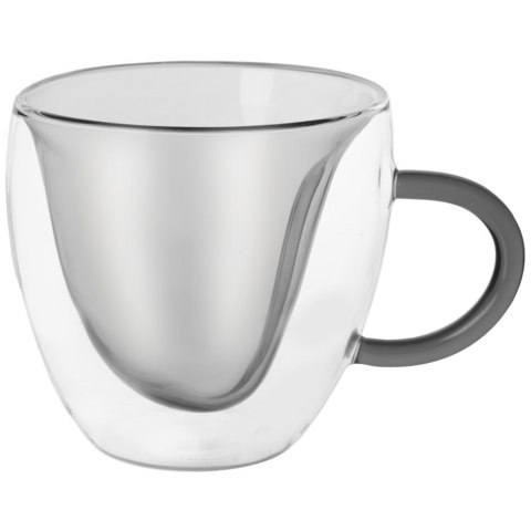 Szklanki termiczne z podwójną ścianką do kawy i herbaty 280ml 2-ele ORION 129491