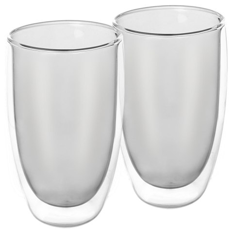 Szklanki termiczne z podwójną ścianką do kawy latte 460ml 2 sztuki ORION 124379