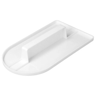 Szpatuła cukiernicza do ciasta tortów płaska plastikowa biała BRUNBESTE BB-1694