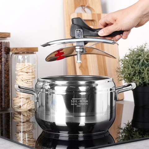 Szybkowar stalowy na gaz indukcja garnek ciśnieniowy PROFI 3.5L ORION 111731