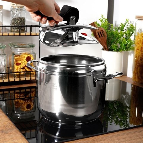 Szybkowar stalowy na gaz indukcja garnek ciśnieniowy PROFI 5L ORION 111732