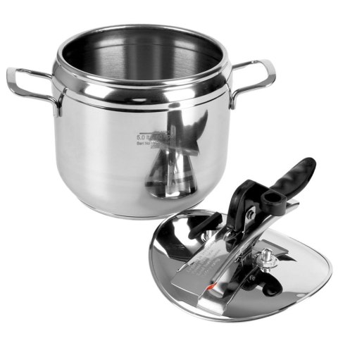 Szybkowar stalowy na gaz indukcja garnek ciśnieniowy PROFI 5L ORION 111732