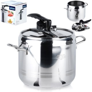 Szybkowar stalowy na gaz indukcja garnek ciśnieniowy PROFI 7L ORION 111733