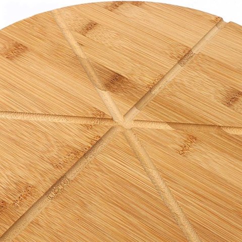 TACA DESKA BAMBUSOWA DO PIZZY 35cm KINGHOFF KH-1565