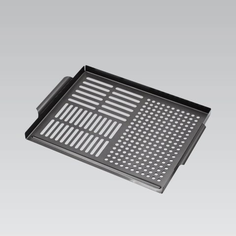 TACA DO GRILLOWANIA GRILLOWA ZE STALI NIERDZEWNEJ 40X29CM RUSZT MAESTRO MR-1005