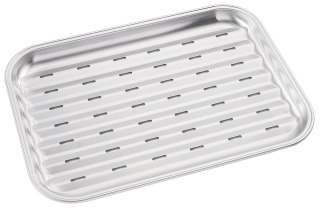 TACKA DO GRILLOWANIA, WIELOKROTNEGO UŻYTKU, 34X24X2CM, STAL NIERDZEWNA, KINGHOFF KH-1916