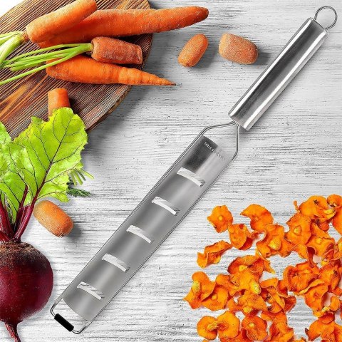 TARKA KUCHENNA DO WARZYW SERA CZEKOLADY OWOCÓW STALOWA PŁASKA 24CM ORION 144805