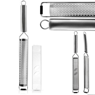 TARKA KUCHENNA DO WARZYW SERA CZEKOLADY OWOCÓW STALOWA PŁASKA 38CM ORION 144803