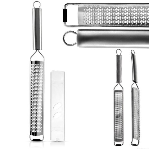 TARKA KUCHENNA DO WARZYW SERA CZEKOLADY OWOCÓW STALOWA PŁASKA 38CM ORION 144803