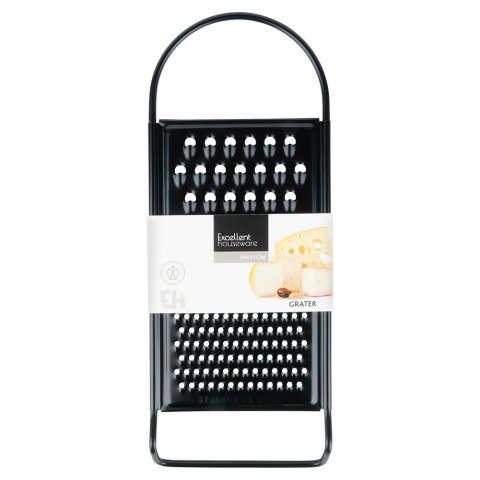 TARKA KUCHENNA DO WARZYW SERA ZIEMNIAKÓW OWOCÓW STALOWA CZARNA PŁASKA 3 OSTRZA 28.5CM EXCELLENT HOUSEWARE 259715