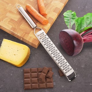 TARKA KUCHENNA PŁASKA DO WARZYW SERA ZIEMNIAKÓW STALOWA 38CM ORION 144810