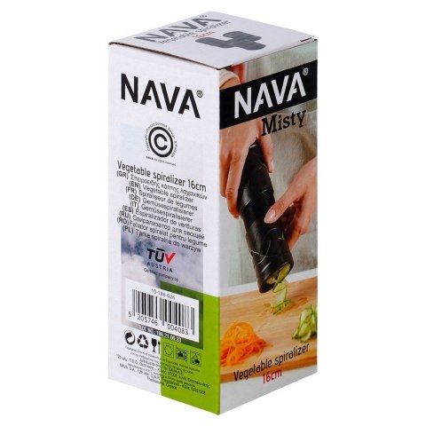 TEMPERÓWKA DO WARZYW SPAGHETTI 2W1 DEKORATOR NÓŻ DO WARZYW MISTY NAVA 10-186-026