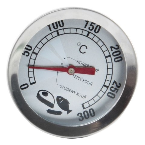 TERMOMETR DO WĘDZARNI STALOWY Z SONDĄ 16CM ORION 152849