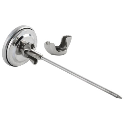 TERMOMETR DO WĘDZARNI STALOWY Z SONDĄ 16CM ORION 152849