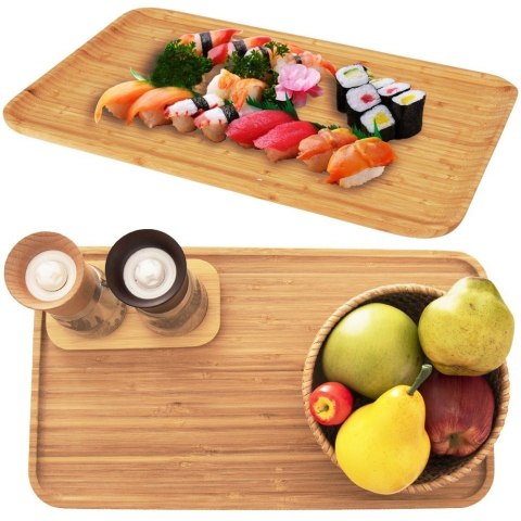 Taca do serwowania drewniana 44x25x1.5cm ORION 153804