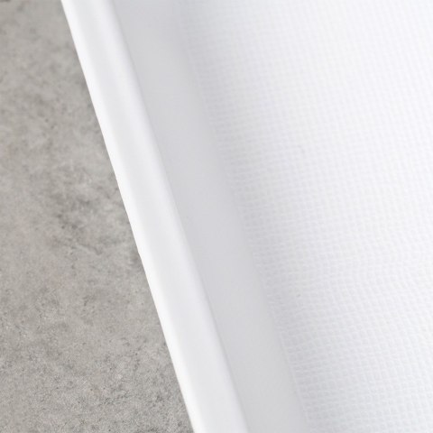 Taca do serwowania przekąsek potraw plastikowa biała 43.5x31.5cm ORION 153814