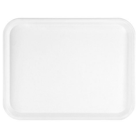 Taca do serwowania przekąsek potraw plastikowa biała 45.5x35.5cm ORION 153816