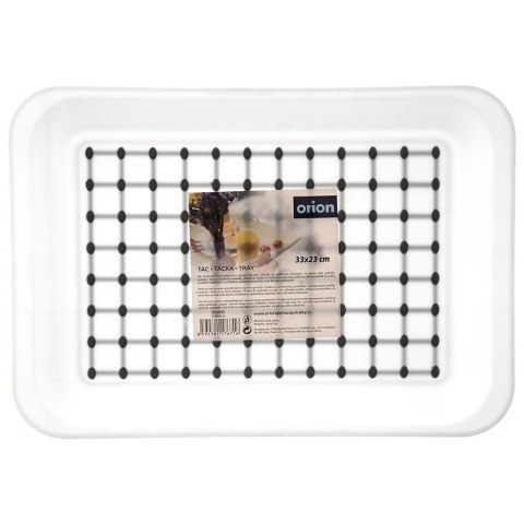 Taca do serwowania tacka biała 33x23cm ORION 153830