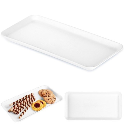 Taca do serwowania tacka biała prostokątna 29.5x15cm ORION 153810