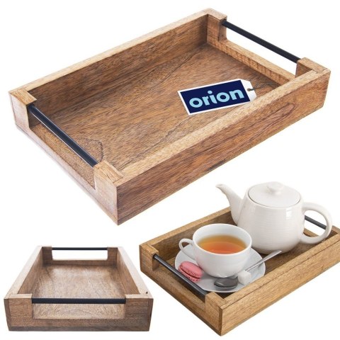 Taca drewniana do serwowania przekąsek MANGO 30.5x20.5x6cm ORION 153879