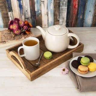 Taca drewniana do serwowania przekąsek MANGO 30.5x20.5cm ORION 153861