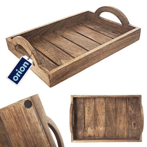Taca drewniana do serwowania przekąsek MANGO 30.5x20.5cm ORION 153861