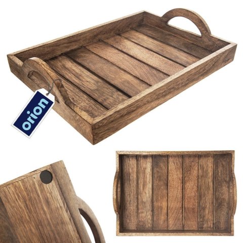 Taca drewniana do serwowania przekąsek MANGO 35.5x25.5cm ORION 153862