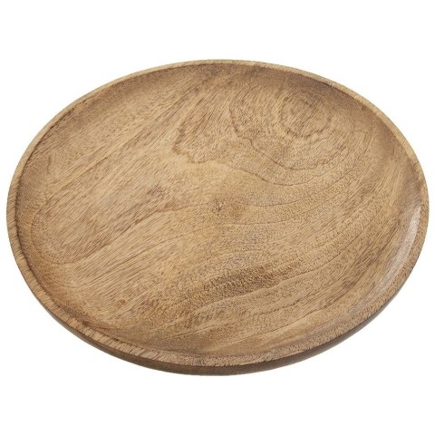 Taca drewniana do serwowania przekąsek okrągła MANGO 30cm ORION 153829