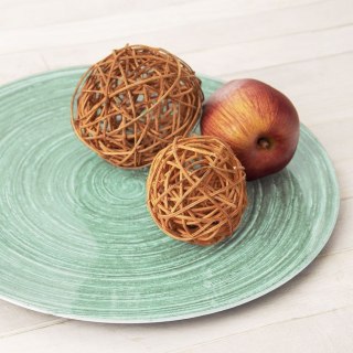 Taca podtalerz dekoracyjny miętowa 33cm ORION 153845