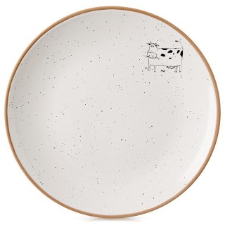 Talerz deserowy ceramiczny beżowy 20cm ORION 129108