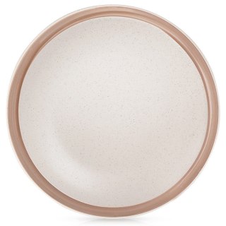 Talerz deserowy ceramiczny beżowy ARTHENA BEIGE 20.5cm NAVA 10-141-081