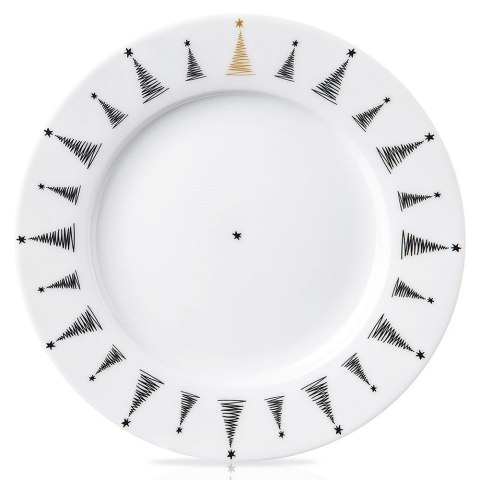 Talerz deserowy porcelanowy CHOINKA 20cm ORION 129583