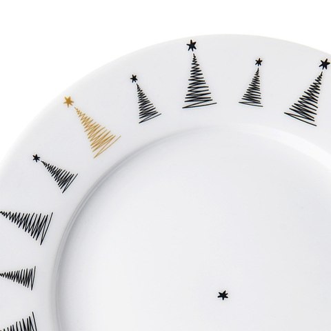 Talerz deserowy porcelanowy CHOINKA 20cm ORION 129583