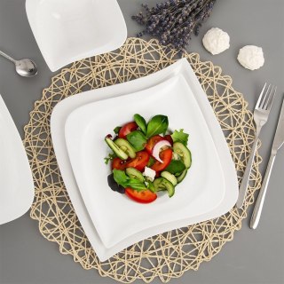 Talerz deserowy porcelanowy MONA 21.5x21.5cm ORION 129502