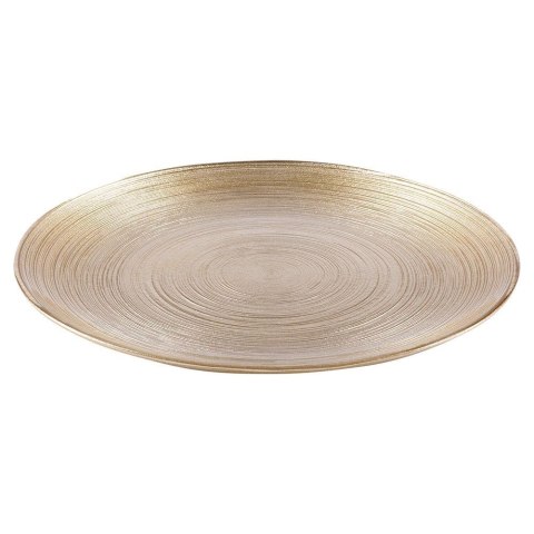 Talerz deserowy szklany złoty 21cm VILDE 139265