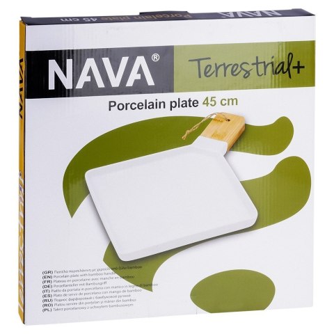 Talerz do serwowania porcelanowy TERRESTRIAL 44.5x35cm NAVA 10-263-027