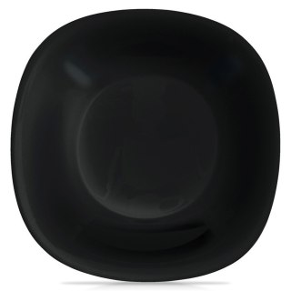 Talerz obiadowy głęboki szklany czarny LUNA 21.5cm 650ml ORION 129548