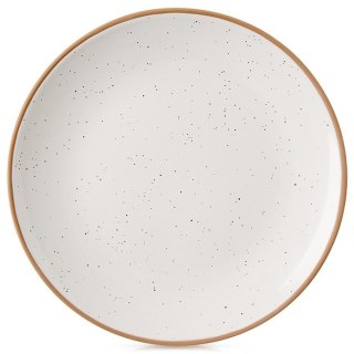 Talerz obiadowy płytki ceramiczny beżowy 27cm ORION 129113