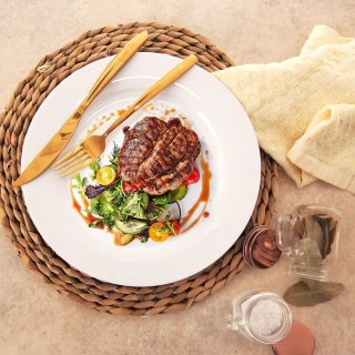 Talerz obiadowy płytki porcelanowy MONA 27cm ORION 129553