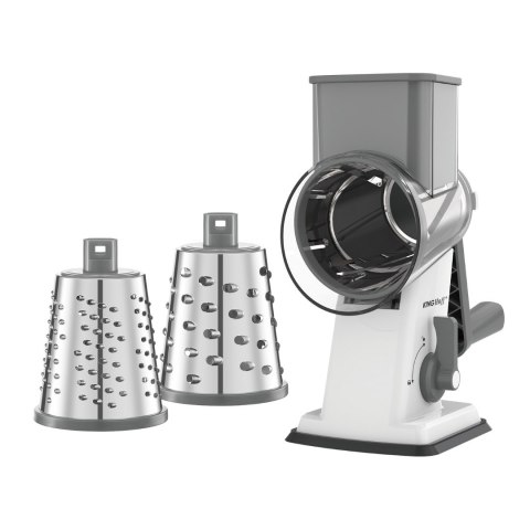 Tarka do bakalii, sera, orzechów, 3 w 1, obrotowa, KINGHOFF KH-1959 szara