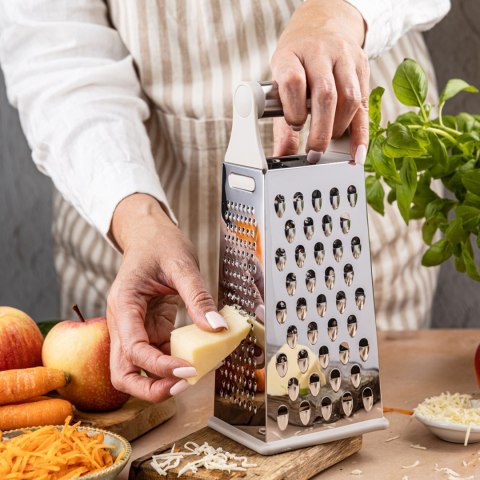 Tarka do warzyw, 4-stronna, stal nierdzewna, KINGHOFF KH-1989